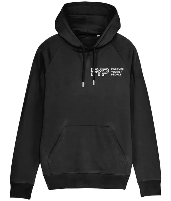 Forever Young People Hoodie with white Logo from their shop