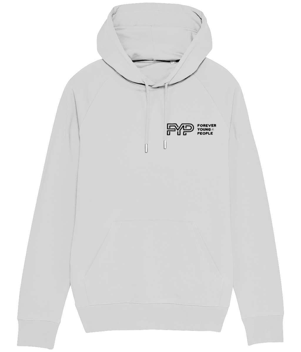 Forever Young People Hoodie with Black Logo