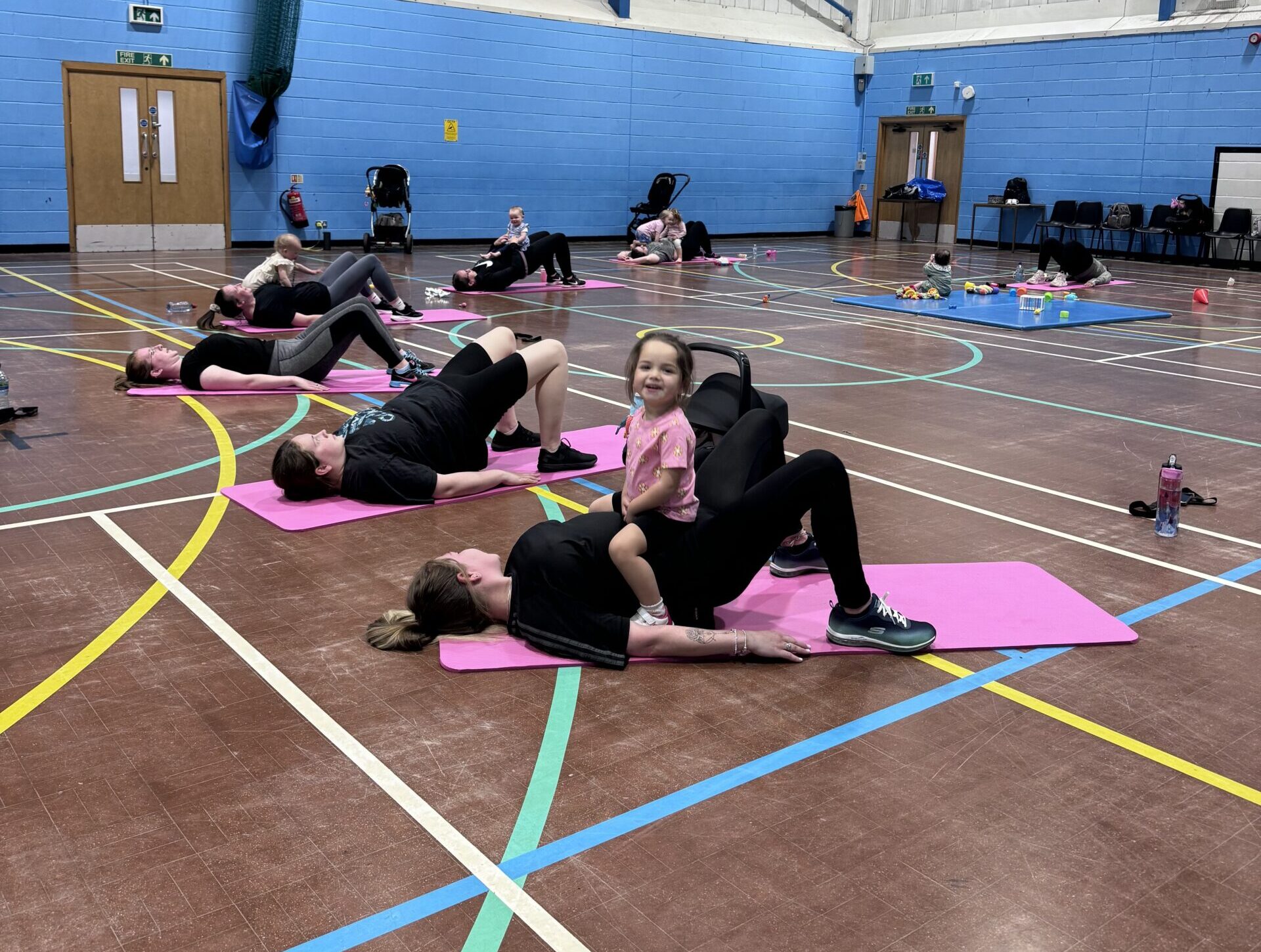 Dots mum and baby fitness class run by Forever Young People